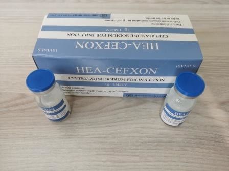 Ceftriaxona Sodio para inyección 1.0G 0.5G Antibióticos BP / USP