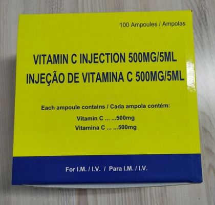 Vitamina C para inyección 500 mg/5 ml