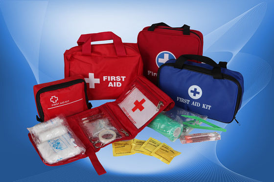 Kit de primeros auxilios de emergencia al aire libre CE &amp; FDA OEM Productos textiles médicos