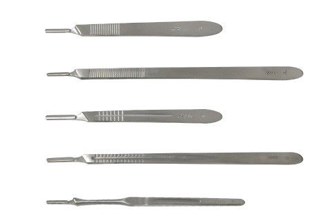 Equipo médico quirúrgico desechable Escalpel quirúrgico con mango de plástico / acero inoxidable
