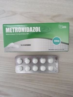 Metronidazol Comprimidos 250MG 500M Antibióticos BP / USP Medicamentos