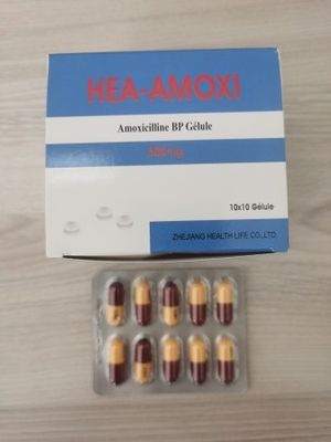Amoxicilina comprimidos 250MG 500MG Medicamentos antibióticos BP / USP