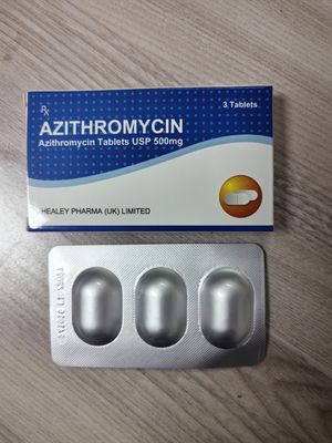 Azitromicina Comprimidos 250MG 500MG Medicamentos antibióticos BP / USP