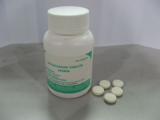 Niclosamida Comprimidos 500MG Medicamentos anthelminticos 100/ botella