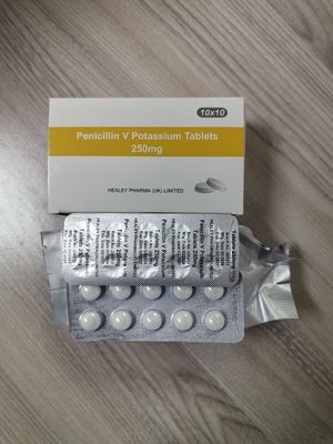 Penicilina en pastillas de potasio