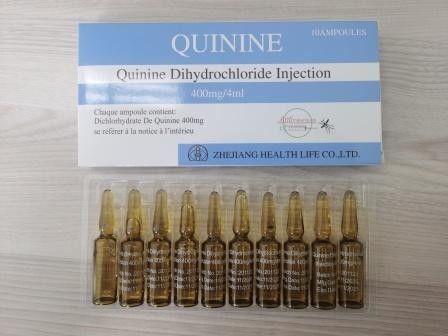 Clorhidrato de quinina inyección 300 mg/ ml Medicamento contra la malaria
