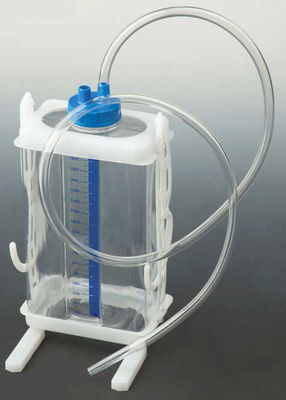 Equipo de tratamiento de examen plástico Productos médicos desechables Botella de drenaje torácico