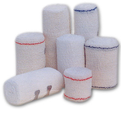 Bandaje elástico de algodón para cirugía Bandaje de bandaje médico de 5cm*4.5m
