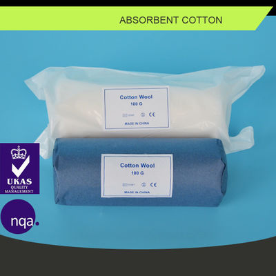 Fabricación de algodón absorbente 50G 100G 500G Productos textiles médicos Envases quirúrgicos
