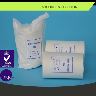 Fabricación de algodón absorbente 50G 100G 500G Productos textiles médicos Envases quirúrgicos