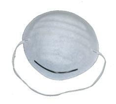 Máscara de protección a prueba de polvo desechable de carbón activo no tejido N95