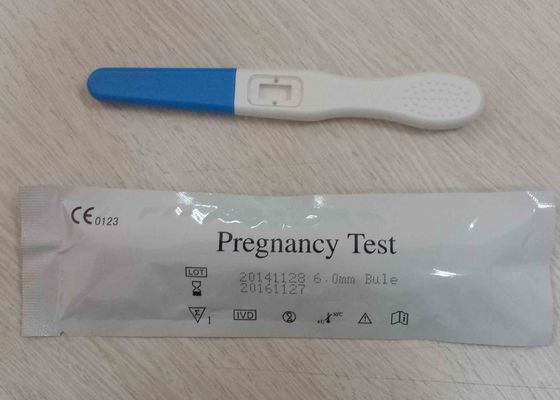 10 - 20 minutos Kit de prueba rápida de HCG tira / media corriente para la detección temprana del embarazo