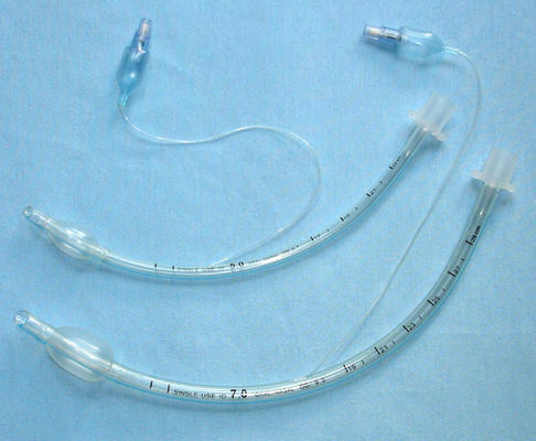 Tubos endotraqueales reforzados de PVC desechables mecánicos con o sin manguito