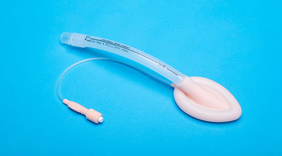 Máscara laríngea reforzada con material de PVC o silicona desechable