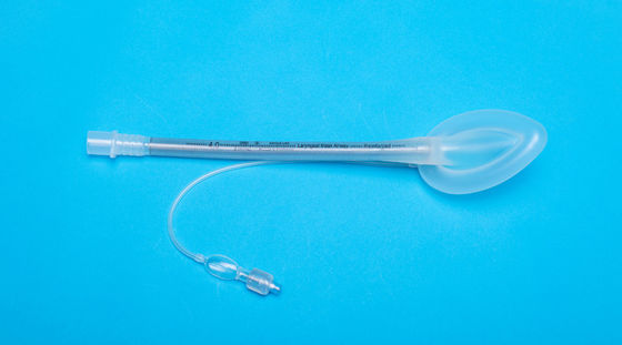 Máscara laríngea reforzada con material de PVC o silicona desechable