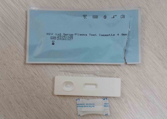 Se trata de una prueba de detección de VIH con el marcado CE ISO13485, con el kit de prueba rápida VIH 1+2 Serun/Banda de plasma/cassette