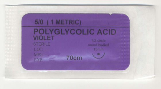 Sección de ácido poliglicólico absorbible Equipos médicos quirúrgicos / instrumentos