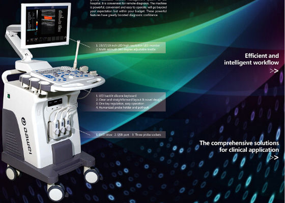 Equipo quirúrgico médico con escáner de ultrasonido aprobado por CE / ISO con Doppler de color