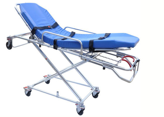FDA / CE / ISO Cargador automático de ambulancia estiradora de alta resistencia de aleación de aluminio