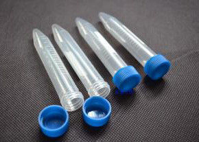 Consumibles de laboratorio de origen original Tubos de centrifugadora con tapa de tornillo transparente 15ML 50ML