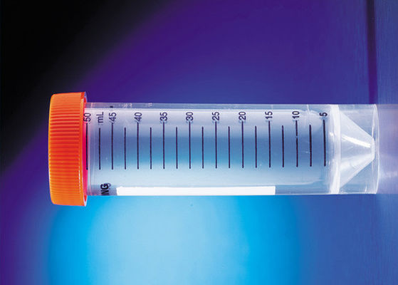 Consumibles de laboratorio de origen original Tubos de centrifugadora con tapa de tornillo transparente 15ML 50ML