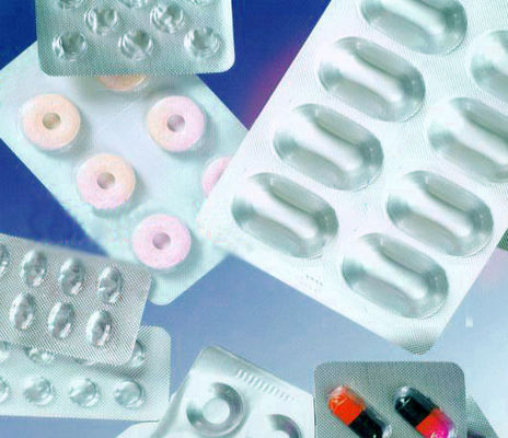 Envase de ampollas médicas de aluminio de forma fría para tableta, cápsula