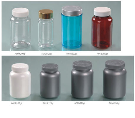 Material de embalaje médico no tóxico PE PET, botella de plástico de medicina 60ml 100ml 120ml
