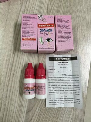 Gentamicina gotas para los ojos BP / USP Medicamentos farmacéuticos